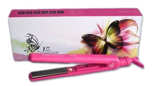 Pink titanium flat iron hotsell