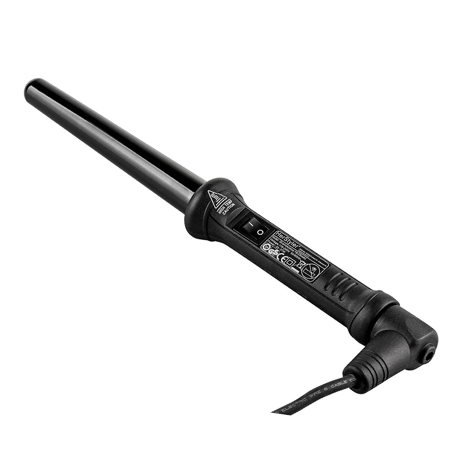 Professional Grande Curling Wand Black HerStyler