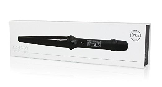 Black Extenso Hair Curling Wand Extenso Tapered Ceramic Curling Iron – HerStyler main image 2